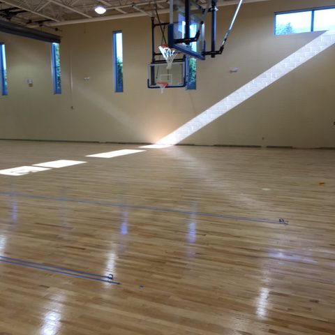 Week 2 of Basketball Gym Construction - SAY Play Center